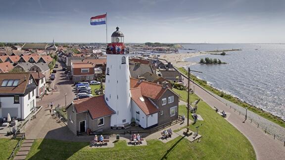 Het oude vissersdorp Urk