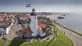 Het oude vissersdorp Urk